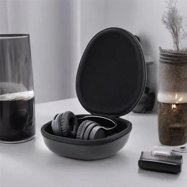 Alt view image 3 of 6 - Hard Shell Case for Over The Ear Headphones Compatible for Beats, Sony, Bose, JBL, Samsung, Full Protection - Charcoal