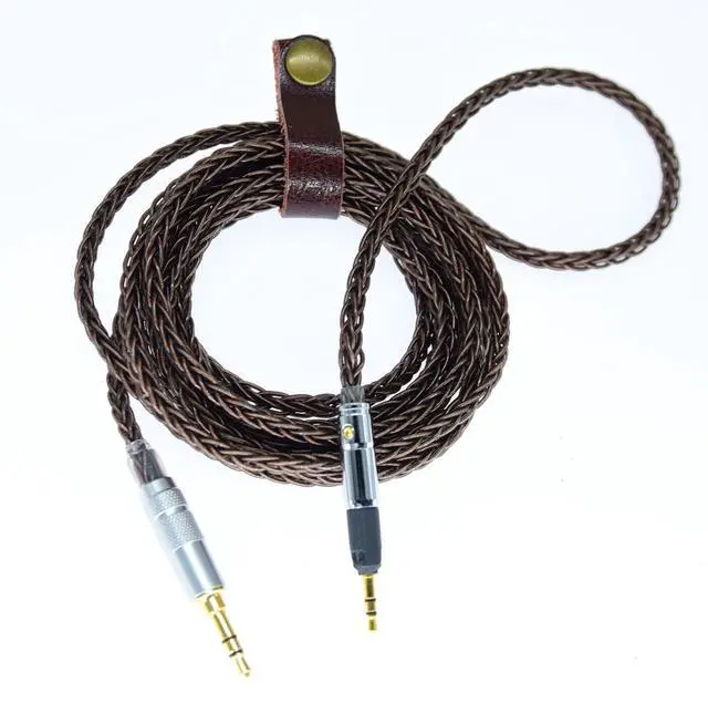 Main image of Cable 3.5 Stereo to 2.5 mm Audio Cables for Sennheise HD595 558 518 598 Cs SE SR HD599/569 560 s 579 2.30i 2.20S 2.30g Headphone (2.5m(8.2ft), Brown)