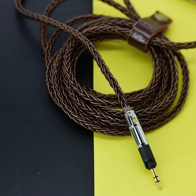 Alt view image 3 of 7 - Cable 3.5 Stereo to 2.5 mm Audio Cables for Sennheise HD595 558 518 598 Cs SE SR HD599/569 560 s 579 2.30i 2.20S 2.30g Headphone (2.5m(8.2ft), Brown)