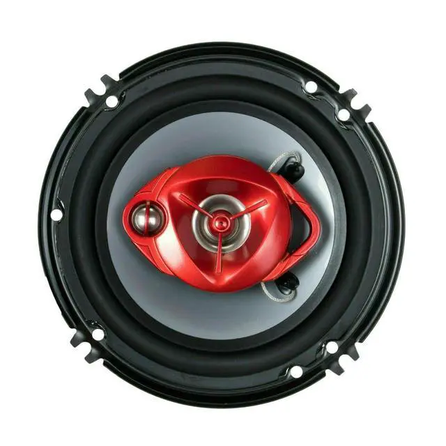 Alt view image 2 of 7 - 4X Soundxtreme ST-603 6-Inch 3-Way 350 Watts Maximum Power Coaxial Car Audio Speakers with PEI Dome Tweeter 4 Ohms Impedance, 89 dB Sensitivity, Frequency 65 Hz - 20kHz