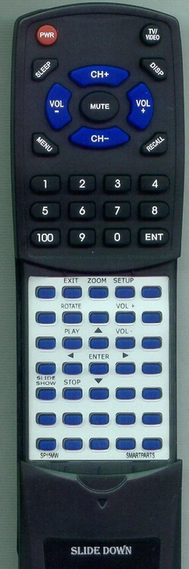 Main image of Replacement Remote Control for SMARTPARTS SP700W, SP15MW