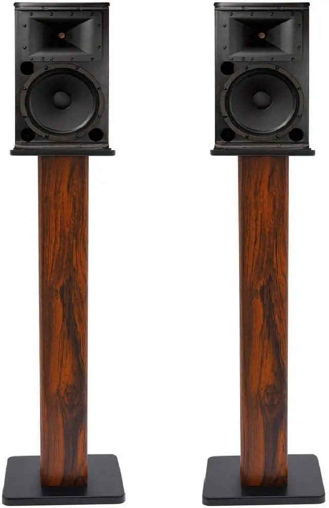Main image of 34" Floor Standing Speaker Stands Pair, Speaker Stands for Small Bookshelf Speakers & Satellite Speakers with 4 Cable Ties, Holds up to 66lbs, 2 Pack Universal Speaker Floor Stands