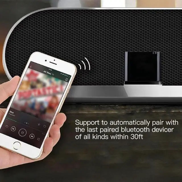 Alt view image 4 of 7 - Bluetooth 5.0 Wireless Adapter Compatible for Bose SoundDock 10, Bose SoundDock II, Bose SoundDock Portable Speaker