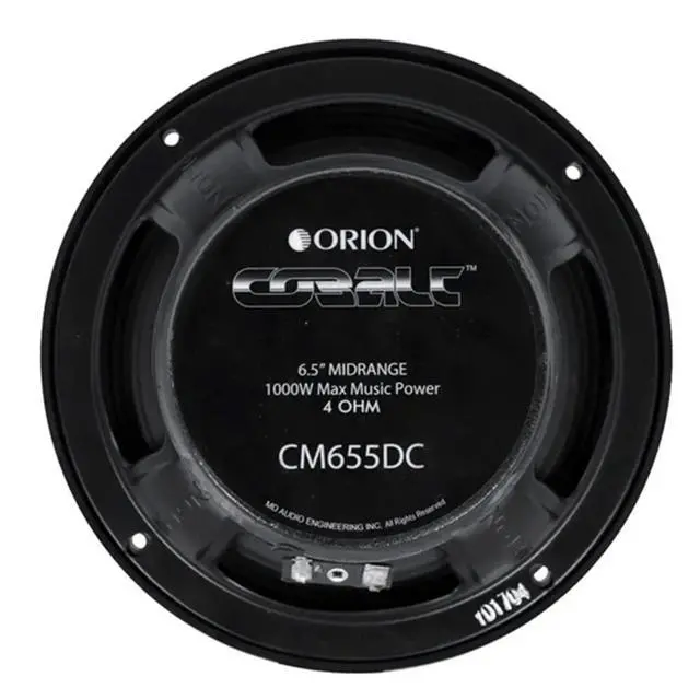 Alt view image 3 of 5 - Cobalt Series CM655DC High Power 6.5" Midbass Loudspeaker, 1000W Max Power, 250W RMS, 4 Ohm, 1.5" Voice Coil - Pro Car Audio Stereo, Midbass Speaker (Pair)