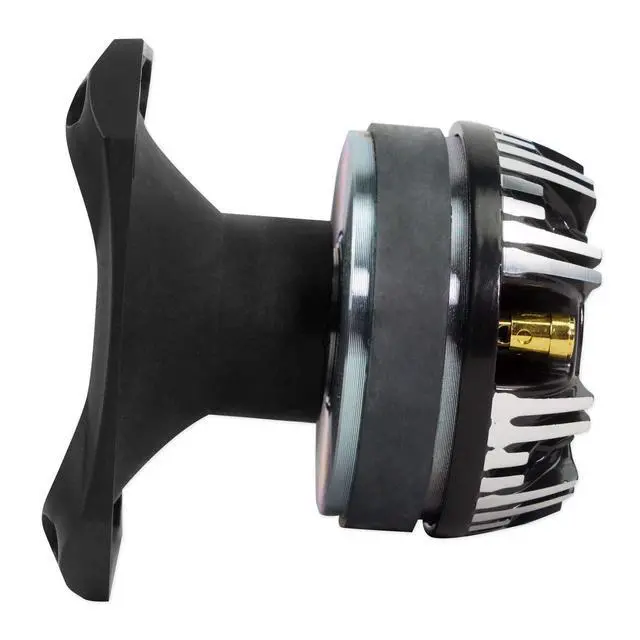 Alt view image 5 of 7 - HT81 240W Titanium Tweeter 8 Ohm Compression Driver, High Sensitivity, Shallow Mount, Wide Frequency, Perfect for Car Audio and DJ Systems