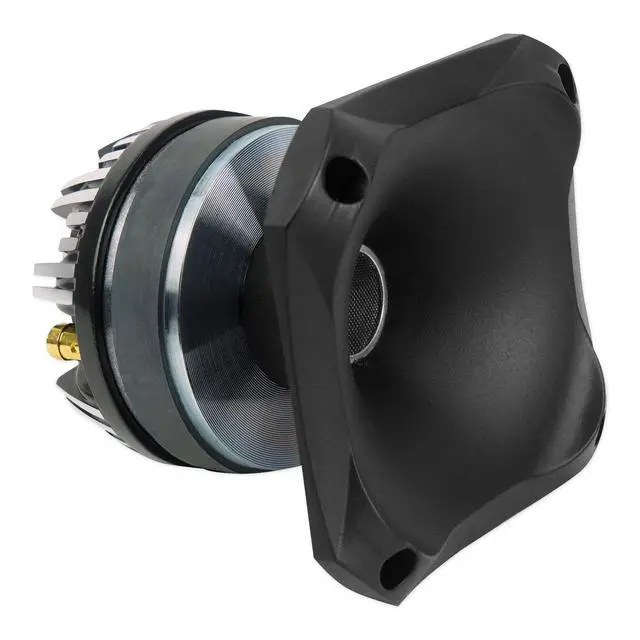 Alt view image 2 of 7 - HT81 240W Titanium Tweeter 8 Ohm Compression Driver, High Sensitivity, Shallow Mount, Wide Frequency, Perfect for Car Audio and DJ Systems