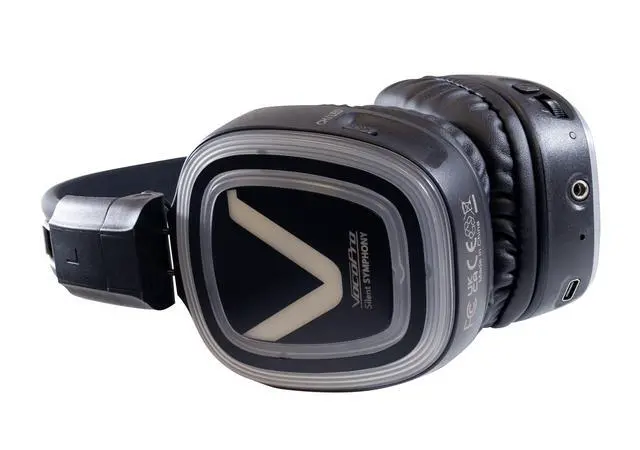 Alt view image 4 of 7 - S-Headphone-PRO Long-Range UHF Wire Less Over Ear Headphone/Receiver for Silent Disco Silent Events and Assisted Listening