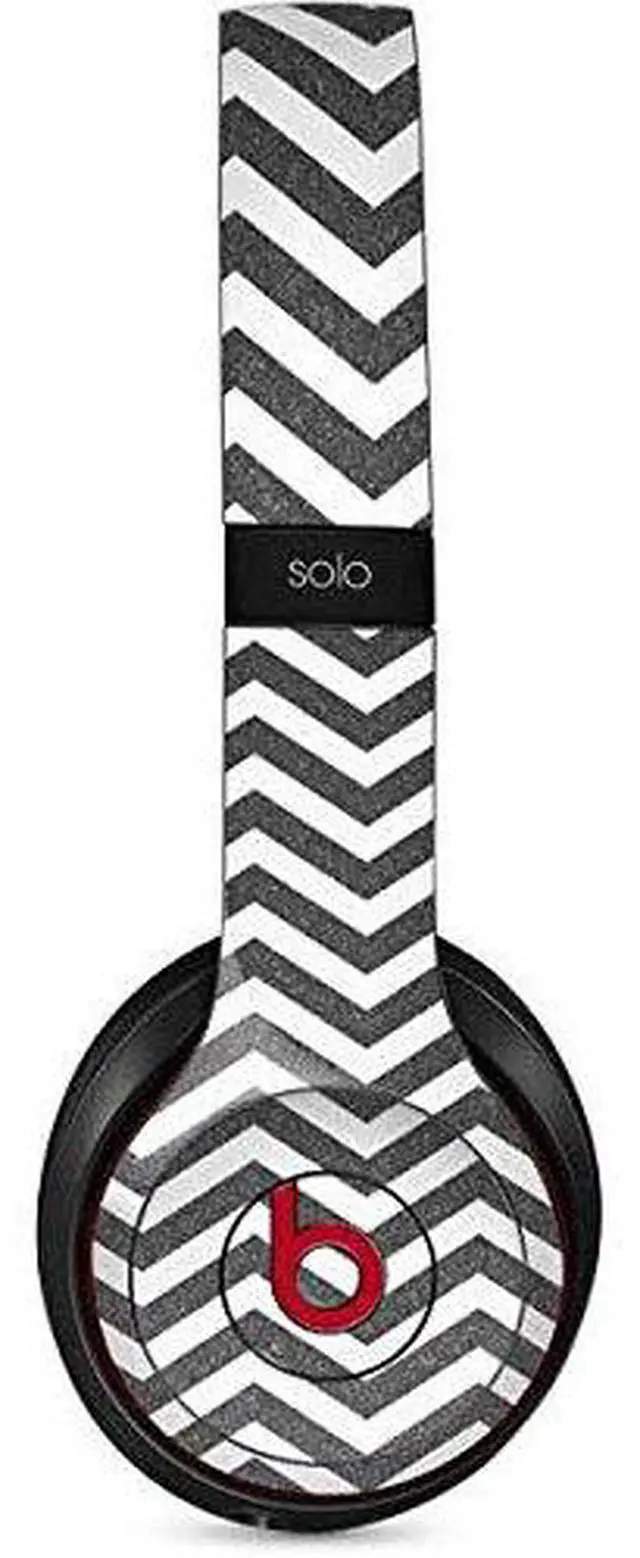 Main image of Decal Audio Skin Compatible with Beats Solo 3 Wireless - Silver Chevron Design