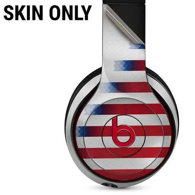 Alt view image 2 of 3 - Decal Audio Skin Compatible with Beats Solo 3 Wireless - USA Soccer Flag Design