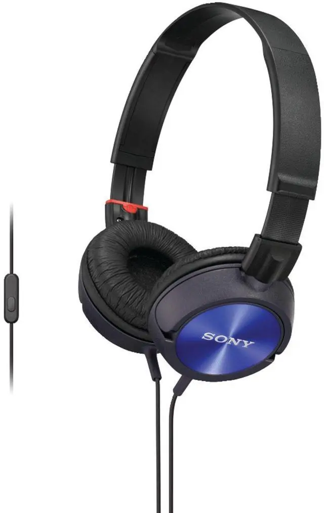 Main image of MDR-ZX300AP Sound Monitoring Headphones (Blue)