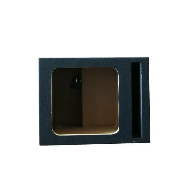 Alt view image 3 of 7 - Single 12" Ported Vented Square Box Subwoofer Enclosure MDF Wood - CA-12PSK - Compatible Fit with L7 L5 Kicker Subwoofer