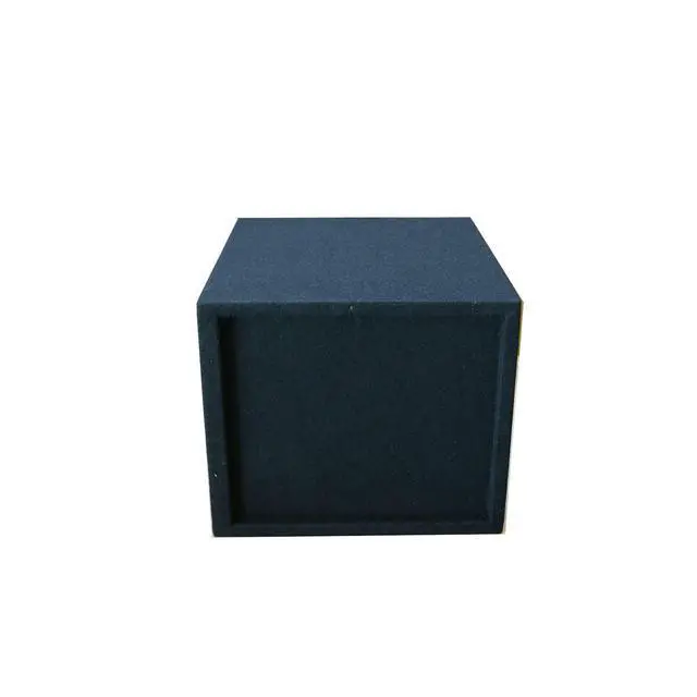 Alt view image 5 of 7 - Single 12" Ported Vented Square Box Subwoofer Enclosure MDF Wood - CA-12PSK - Compatible Fit with L7 L5 Kicker Subwoofer