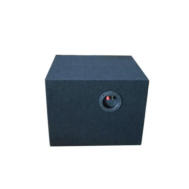 Alt view image 6 of 7 - Single 12" Ported Vented Square Box Subwoofer Enclosure MDF Wood - CA-12PSK - Compatible Fit with L7 L5 Kicker Subwoofer