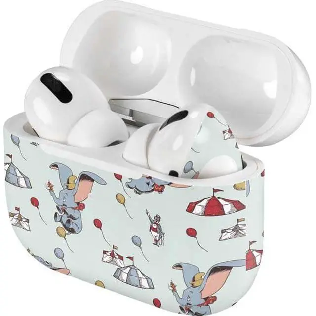 Alt view image 4 of 4 - Decal Audio Skin Compatible with Apple AirPods Pro - Officially Licensed Disney Dumbo Vintage Pattern Design