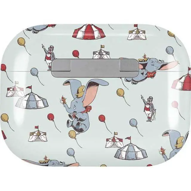 Alt view image 2 of 4 - Decal Audio Skin Compatible with Apple AirPods Pro - Officially Licensed Disney Dumbo Vintage Pattern Design