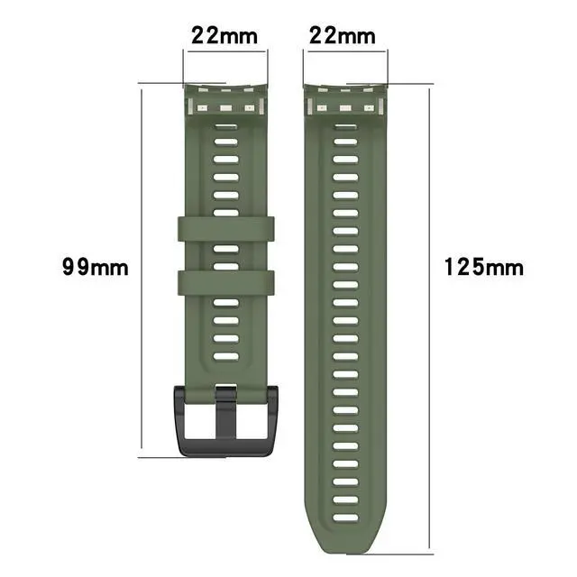 Alt view image 2 of 7 - 3 Pack Silicone Bands for Garmin Approach S70 42mm 47mm, Soft Sport Waterproof Strap Replacement Wristband for Approach S70 Smartwatch Women Men