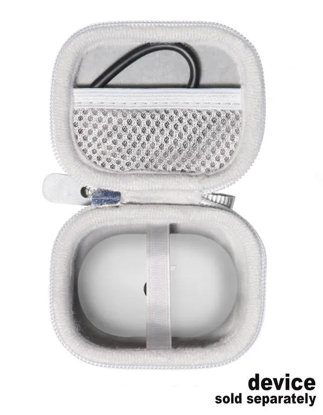 Alt view image 3 of 5 - case for Soundcore by Anker Space A40 Adaptive Noise Cancelling Wireless Earbuds (White)