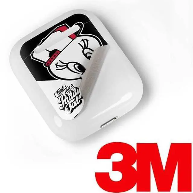 Alt view image 3 of 4 - Decal Audio Skin Compatible with Apple AirPods - Officially Licensed Looney Tunes Retro Tweety Bird Design