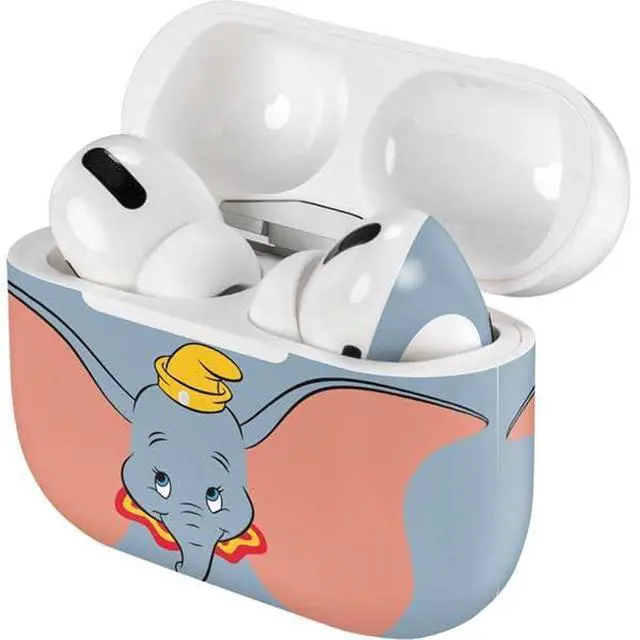 Alt view image 4 of 4 - Decal Audio Skin Compatible with Apple AirPods Pro - Officially Licensed Disney Dumbo Portrait Design