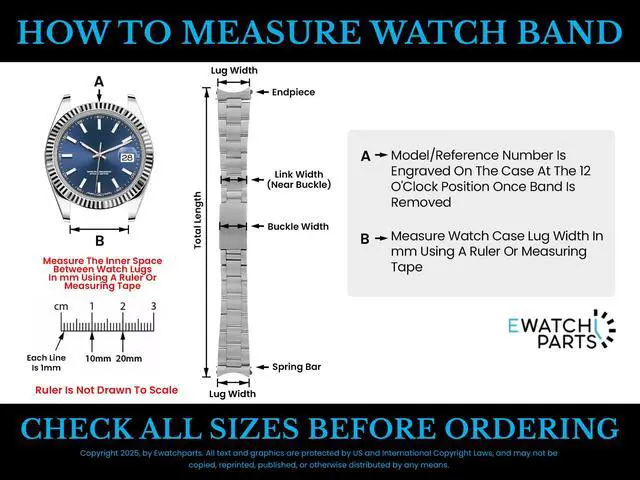 Alt view image 2 of 4 - SOLID LINK FOR OYSTER WATCH BAND LADY COMPATIBLE WITH ROLEX 79173 79240 FIT 13MM LUG WIDTH