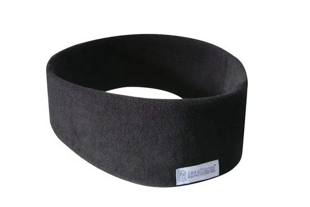 Alt view image 2 of 5 - ASMR Edition | 8 Hours of Deeply Relaxing ASMR Content Built in | Flat Speakers in a Soft Headband | Comfortable Enough to Wear in Bed | Midnight Black - Fleece Fabric (S)