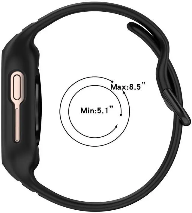 Alt view image 3 of 6 - Bands for Honor Watch 4, TPU Watch Band Strap for Men for Women