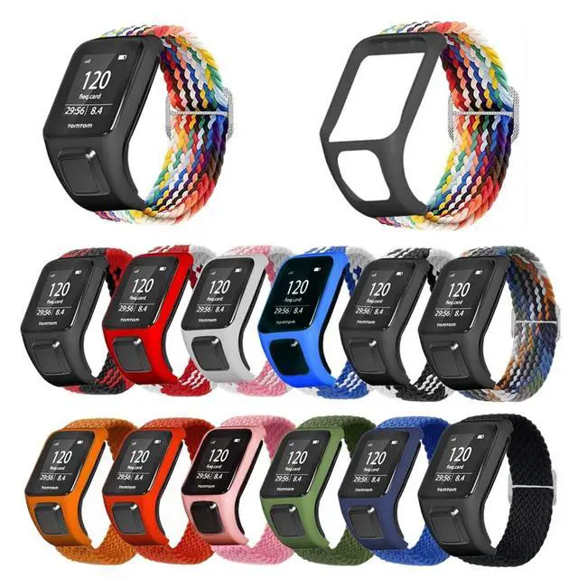Alt view image 3 of 3 - Soft Nylon Wacth Bands for Tomtom Runner 2/3/ Spark/Adventurer Smart Watch