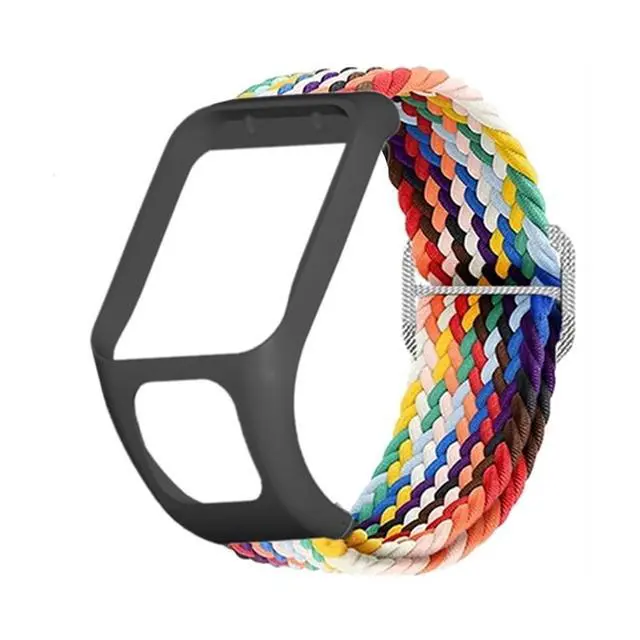 Alt view image 2 of 3 - Soft Nylon Wacth Bands for Tomtom Runner 2/3/ Spark/Adventurer Smart Watch