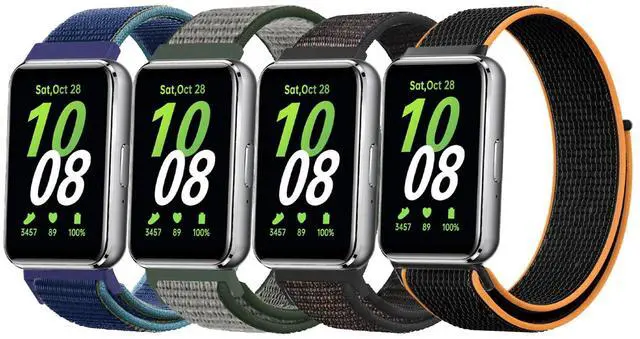 Main image of Straps for Samsung Galaxy Fit 3, Nylon Replacement Bands for Men Women
