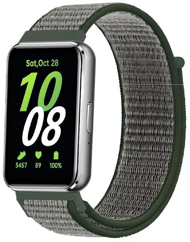 Alt view image 5 of 6 - Straps for Samsung Galaxy Fit 3, Nylon Replacement Bands for Men Women