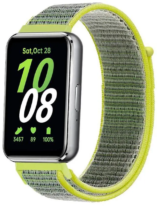 Alt view image 6 of 6 - Straps for Samsung Galaxy Fit 3, Nylon Replacement Bands for Men Women