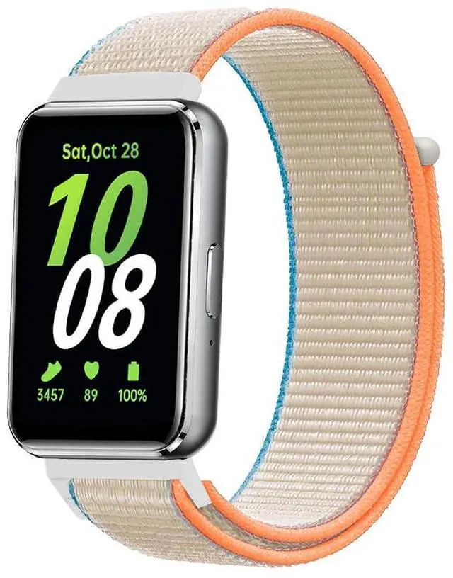 Alt view image 4 of 6 - Straps for Samsung Galaxy Fit 3, Nylon Replacement Bands for Men Women