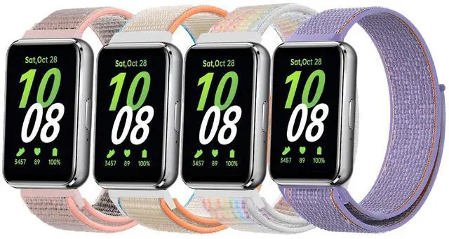 Main image of Straps for Samsung Galaxy Fit 3, Nylon Replacement Bands for Men Women