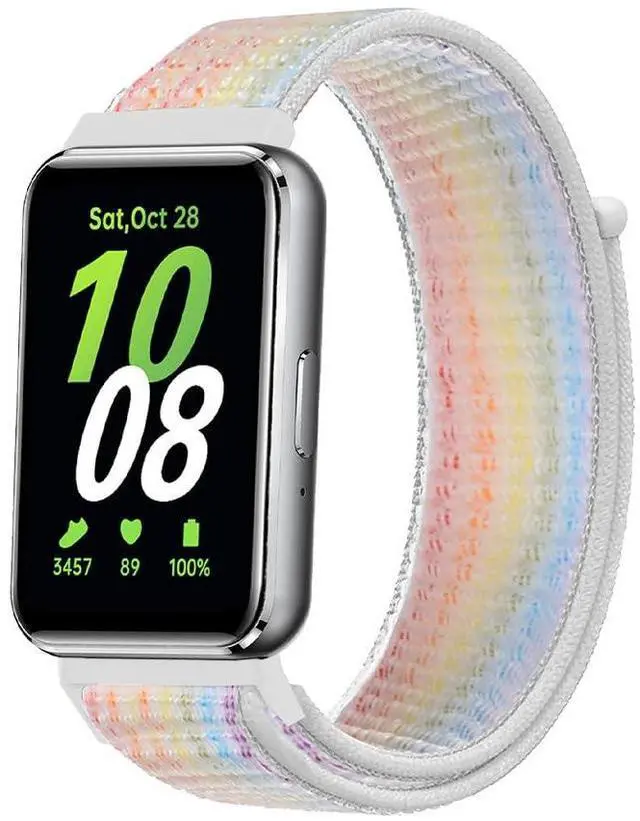 Alt view image 5 of 6 - Straps for Samsung Galaxy Fit 3, Nylon Replacement Bands for Men Women
