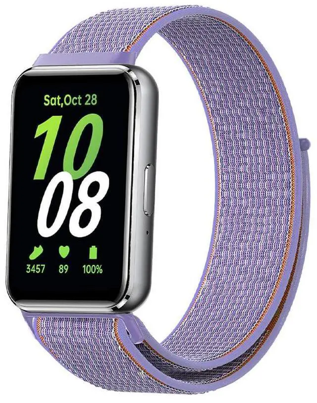 Alt view image 6 of 6 - Straps for Samsung Galaxy Fit 3, Nylon Replacement Bands for Men Women
