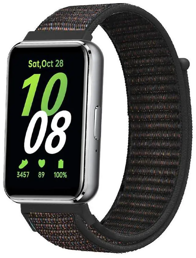 Alt view image 3 of 6 - Straps for Samsung Galaxy Fit 3, Nylon Replacement Bands for Men Women