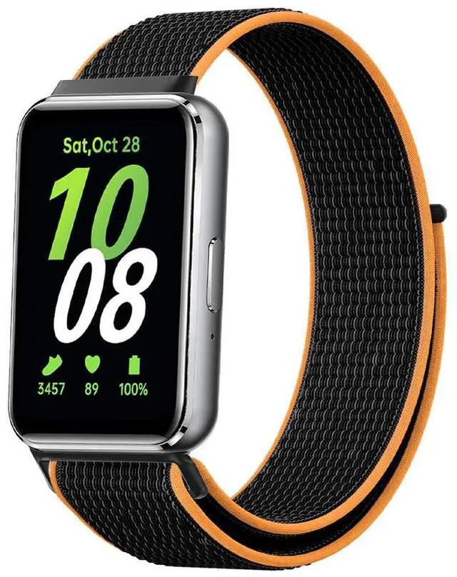 Alt view image 6 of 6 - Straps for Samsung Galaxy Fit 3, Nylon Replacement Bands for Men Women
