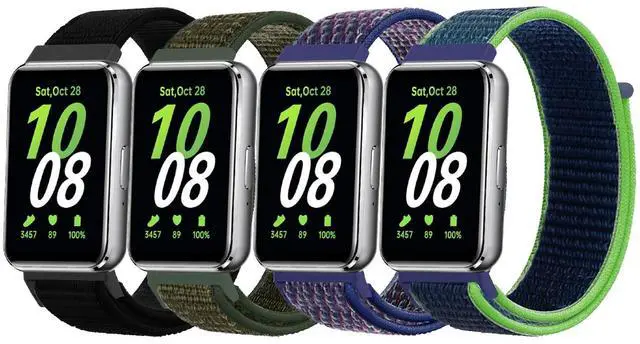 Main image of Straps for Samsung Galaxy Fit 3, Nylon Replacement Bands for Men Women