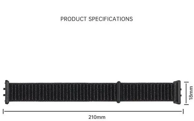 Alt view image 2 of 6 - Straps for Samsung Galaxy Fit 3, Nylon Replacement Bands for Men Women