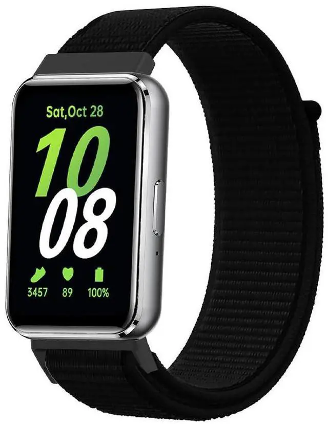 Alt view image 3 of 6 - Straps for Samsung Galaxy Fit 3, Nylon Replacement Bands for Men Women