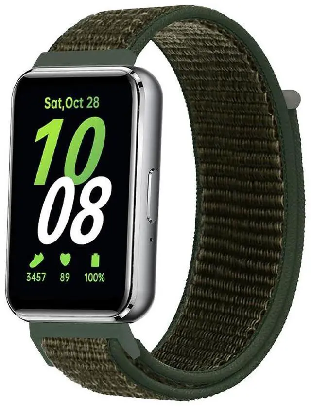 Alt view image 4 of 6 - Straps for Samsung Galaxy Fit 3, Nylon Replacement Bands for Men Women