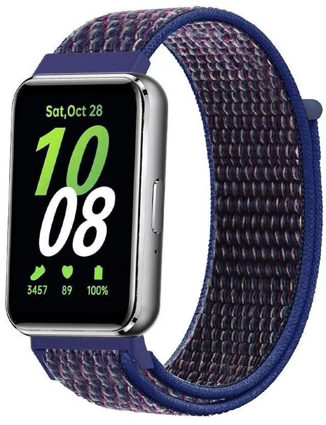Alt view image 5 of 6 - Straps for Samsung Galaxy Fit 3, Nylon Replacement Bands for Men Women