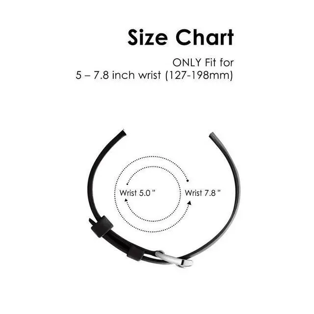Alt view image 3 of 7 - Compatible with Dyurwa P97 Smart Watch Band, Slim Vintage Leather Strap Replacement Compatible for Soudorv P97, Dyurwa P97 Smart Watch