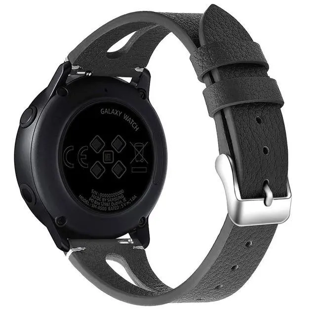 Alt view image 7 of 7 - Compatible with Dyurwa P97 Smart Watch Band, Slim Vintage Leather Strap Replacement Compatible for Soudorv P97, Dyurwa P97 Smart Watch