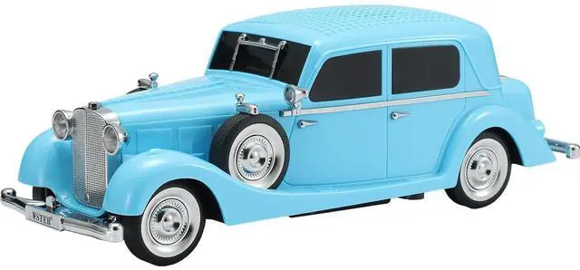Main image of Vintage Car Bluetooth Speaker, Retro Classic Model with Powerful Sound, Built-in Mic, TWS Dual Pairing, Multi-Interface Output, Portable Wireless Outdoor Speaker for Parties & Beach (Blue)