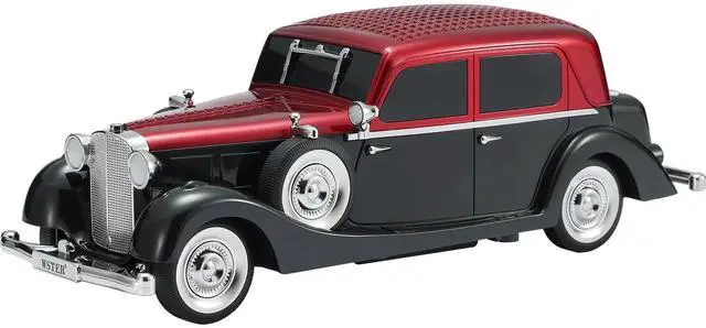 Main image of Vintage Car Bluetooth Speaker, Retro Classic Model with Powerful Sound, Built-in Mic, TWS Dual Pairing, Multi-Interface Output, Portable Wireless Outdoor Speaker for Parties & Beach (RED)
