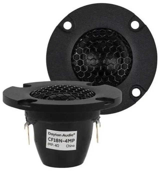 Main image of CF18N-4MP 3/4" Carbon Fiber Dome Neodymium Tweeter Matched Pair 4 Ohm