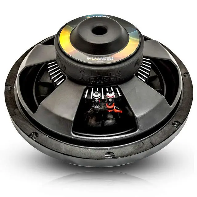 Alt view image 3 of 6 - 12 Inch Car Subwoofer 800W Single 4 Ohm Flatline Sub HA-F124 | Deep 800 watt bass upgrade for truck and SUV stereo systems, smooth low end response, easy amp matching