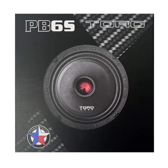Alt view image 6 of 6 - TECH PB6S 6.5 8 Ohm Mid-Bass Pro Audio Component Speaker 250 W RMS High-Temp Voice Coil, Heavy Steel Basket Pro Sound Mid-Bass Driver