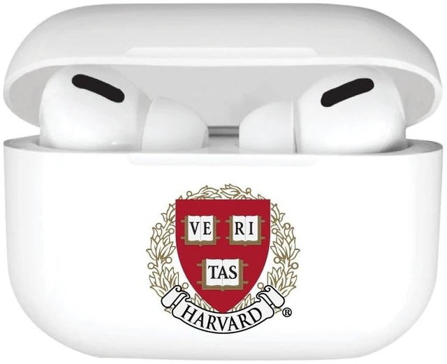 Main image of AirPods Case, Harvard University AirPods Pro (Gen 1 & 2) / White (TPU)